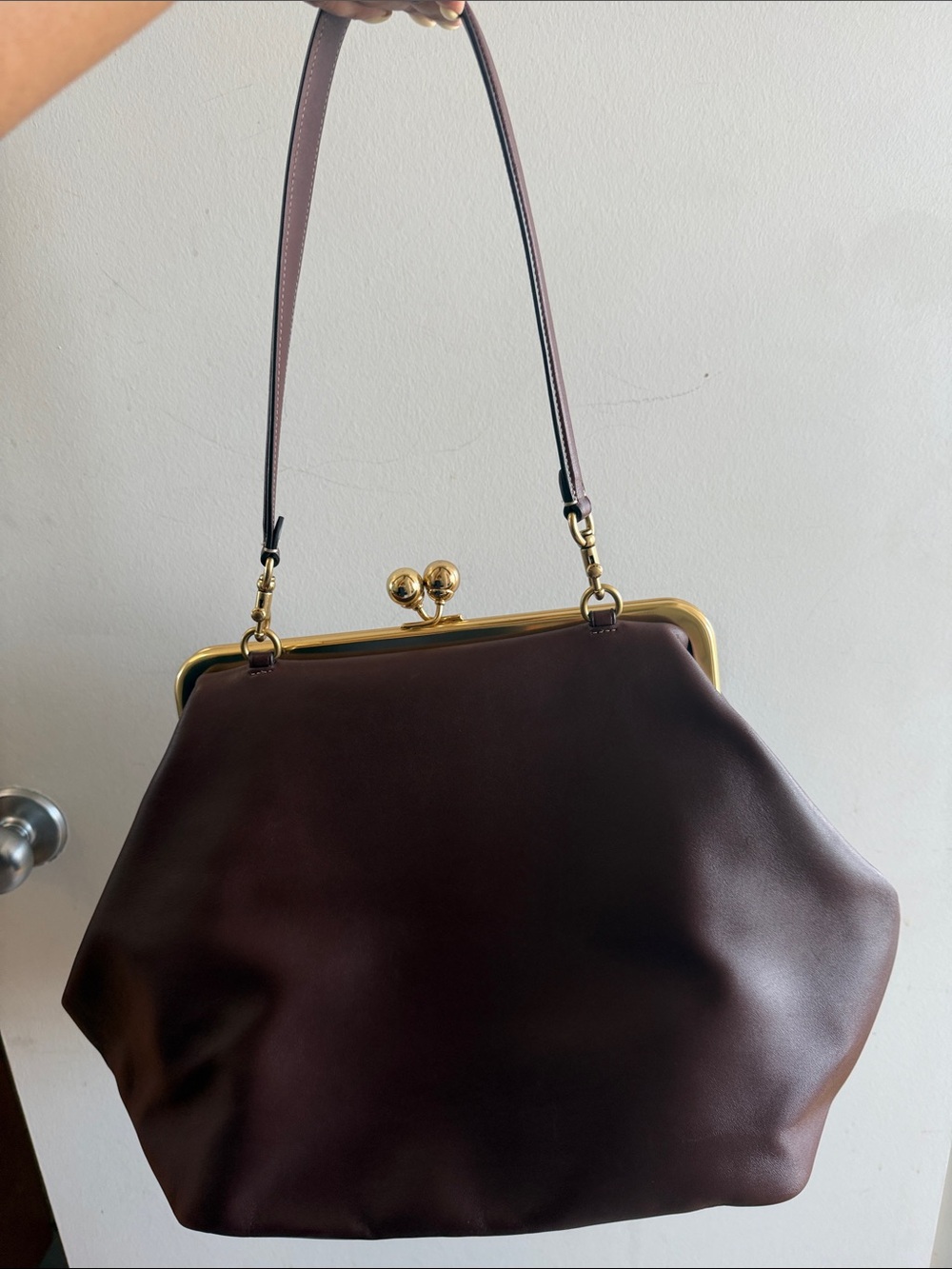 Coach Large Kisslock Frame Bag - Picture 8 of 10